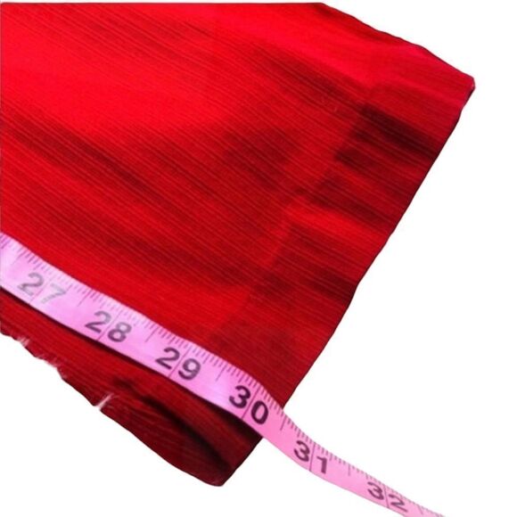 Nine & Co. Red Textured Bootcut Pants - Size 6 - Picture 8 of 11